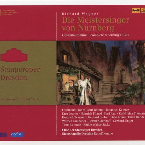 Wagner: Die Meistersinger von Nürnberg, WWV 96 (Semperoper Edition, Vol. 6)