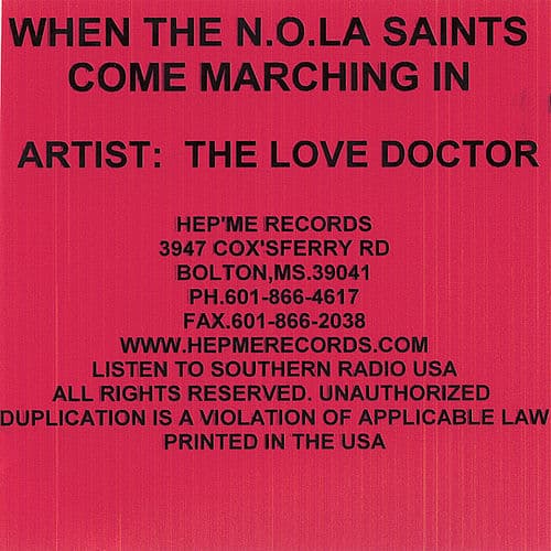 When The N.O.L.A. Saints Come Marching In