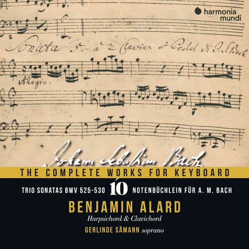 J. S. Bach: The Complete Works for Keyboard, Vol. 10: Trio Sonatas, BWV 525-530 - Notebook for A.M. Bach