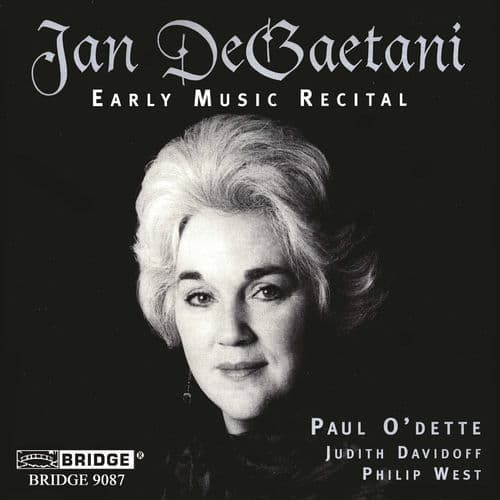 Jan DeGaetani in Concert, Vol. 4 (Live)